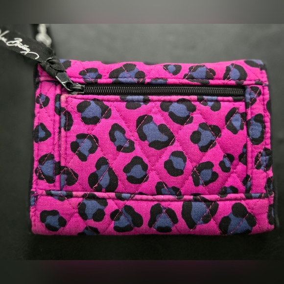 Vera Bradley Purple and Blue Quilted Wallet - Picture 2 of 5